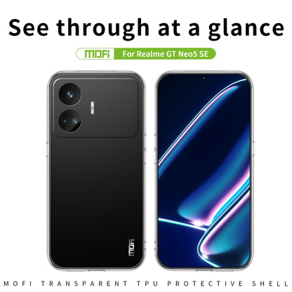 For Realme GT Neo5 SE MOFI Ming Series Ultra-thin TPU Phone Case(Transparent) - Realme Cases by MOFI | Online Shopping UK | buy2fix