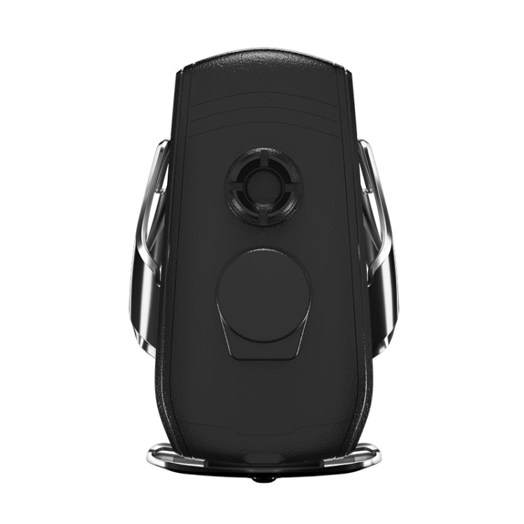 A2 Car Mobile Phone Bracket Wireless 15W Fast Charging Automatic Smart Sensor Stand(Silver) by buy2fix