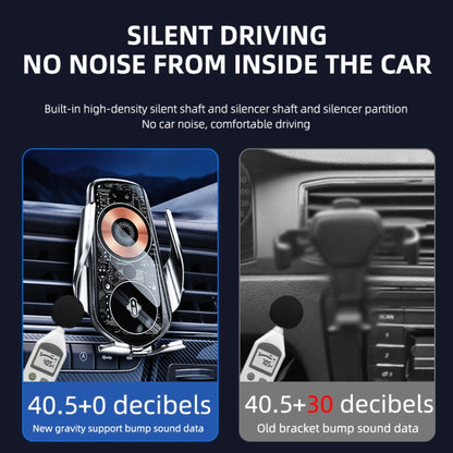 Q8 Universal Air Vent Mount Magnetic Mobile Phone Wireless Charging Car Holder without Start Button(Black) by buy2fix