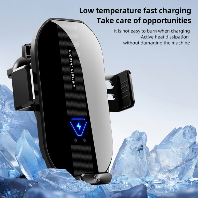 A9 Car 15W Fast Charging Magnetic Auto Sensitive QI Wireless Charger by buy2fix