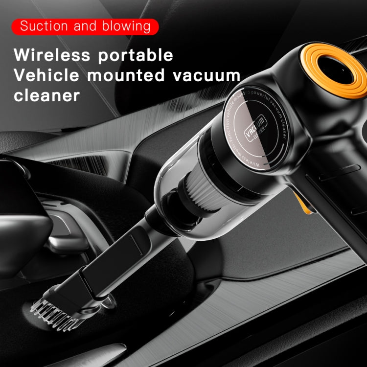 Q18 Car Strong Suction Wireless Handheld Vacuum Cleaner(White) by buy2fix