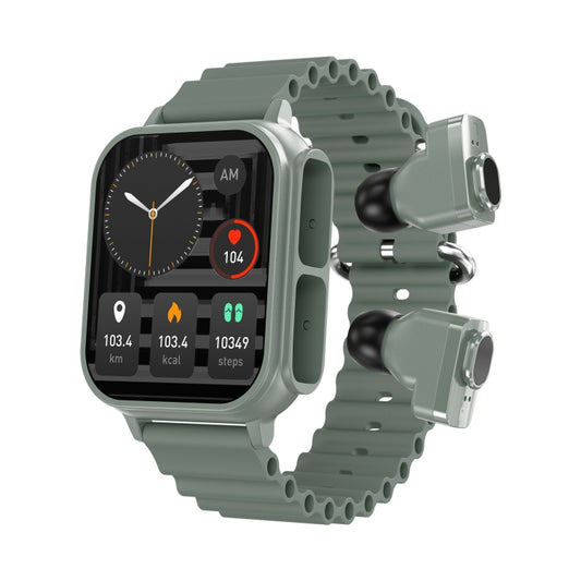 N22 1.96 inch Color Screen Smart Watch,Support Heart Rate Monitoring / Blood Pressure Monitoring / Blood Oxygen Monitoring(Green) by buy2fix