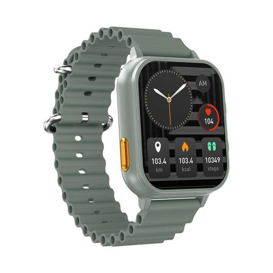 N22 1.96 inch Color Screen Smart Watch,Support Heart Rate Monitoring / Blood Pressure Monitoring / Blood Oxygen Monitoring(Green) by buy2fix