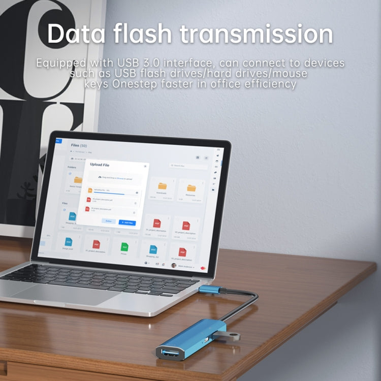 V264 3 in 1 USB-C / Type-C to USB3.0 + PD3.0 + HD2.0 3-Ports Multi Splitter Adapter OTG HUB by buy2fix