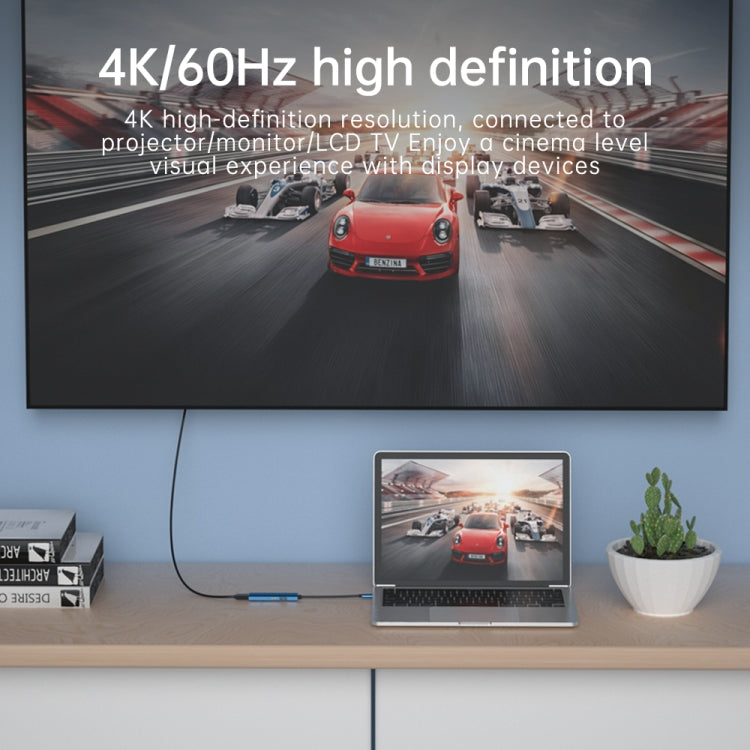 V264 3 in 1 USB-C / Type-C to USB3.0 + PD3.0 + HD2.0 3-Ports Multi Splitter Adapter OTG HUB by buy2fix