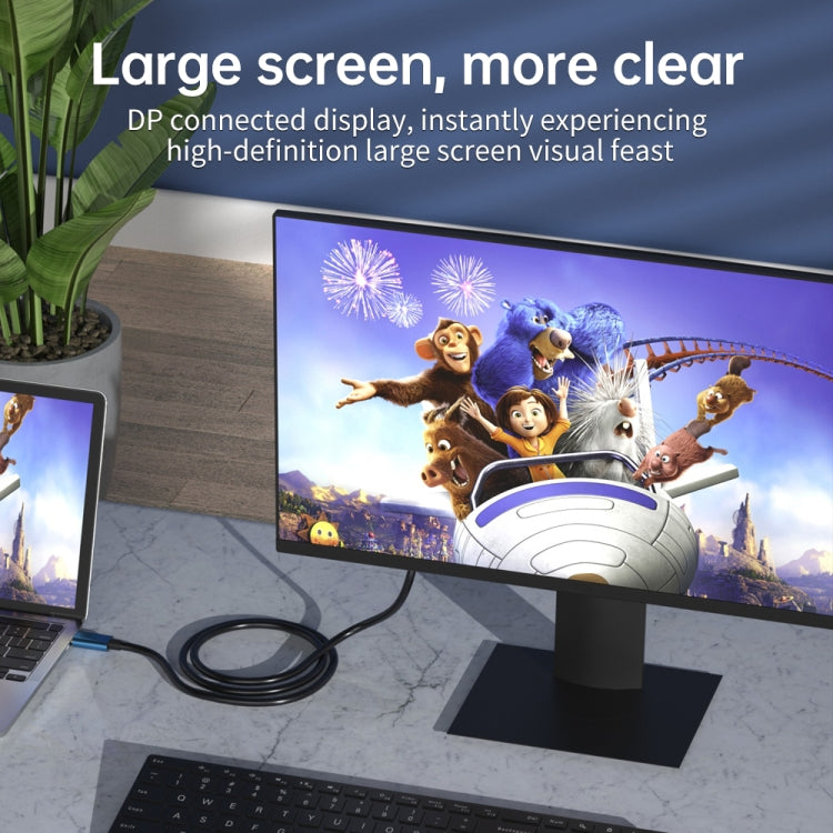 V175B Suitable for TV Projector Display Type-C to DP 8K Same Screen Line by buy2fix