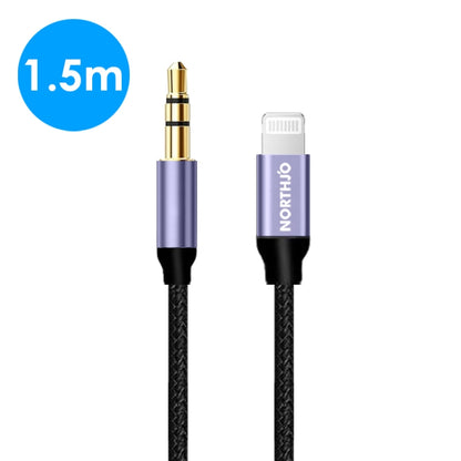 NORTHJO LTM03 8 Pin to 3.5mm Audio AUX Jack Cable, Length:1.5m - Video & Audio Cable by NORTHJO | Online Shopping UK | buy2fix