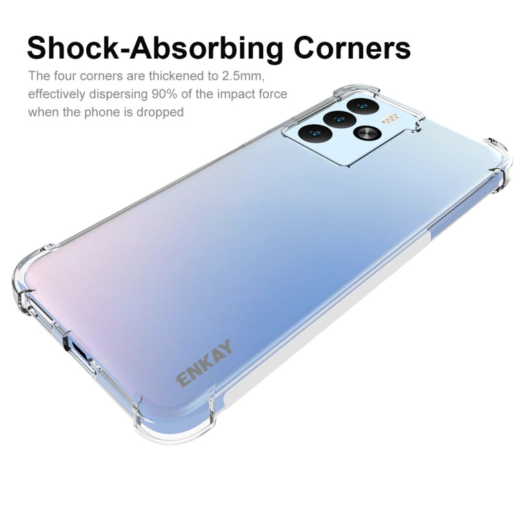 For HTC U23 Pro ENKAY Hat-Prince Transparent TPU Shockproof Phone Case - More Brand by ENKAY | Online Shopping UK | buy2fix