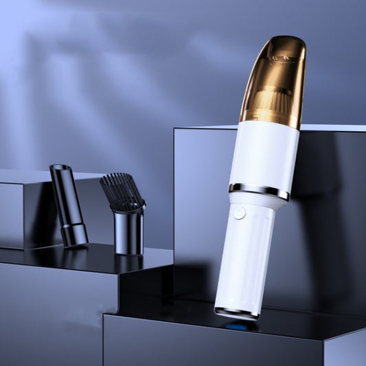 Q19 Mini Strong Suction Portable Handheld Wireless Car Vacuum Cleaner(White) by buy2fix