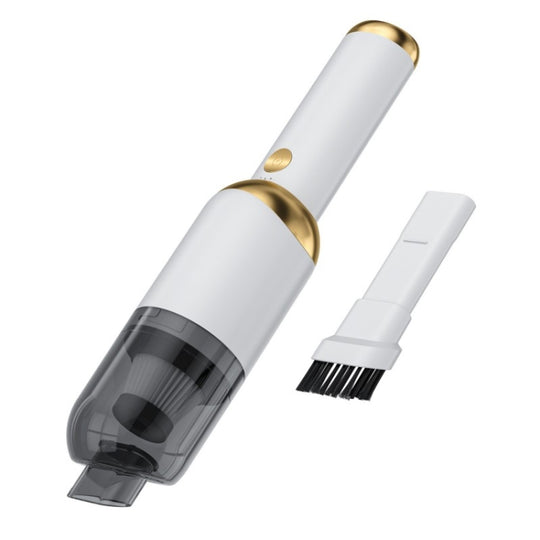 P9 Mini aspirateur de voiture automatique sec et humide rechargeable sans fil portable de grande puissance (blanc)