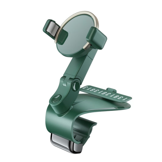 088 With Parking Phone Sign 360 Degrees Rotation Car Dashboard Mount Cell Phone Holder(Green) - Universal Car Holders by buy2fix | Online Shopping UK | buy2fix