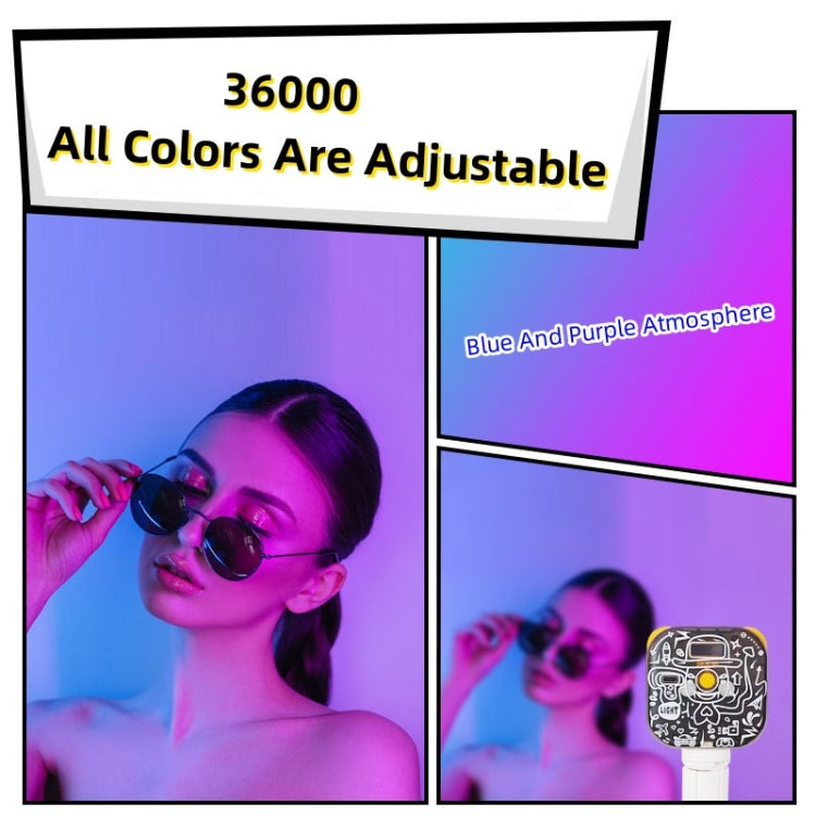 TV-6RGB Hand-Held TOFU 6W Fill Light Mini Portable RGB LED Video Light by buy2fix