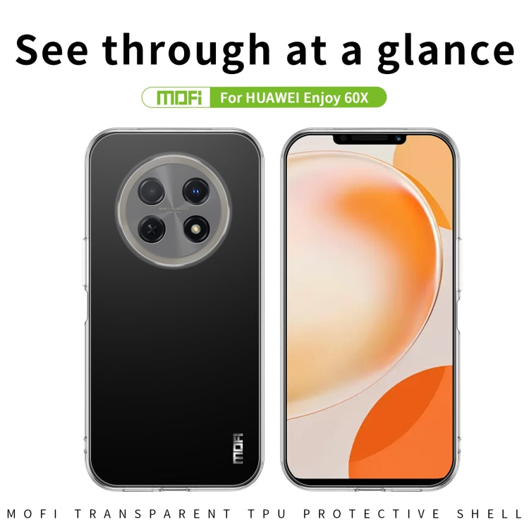 For Huawei Enjoy 60X MOFI Ming Series Transparent Ultra-thin TPU Phone Case - Huawei Cases by MOFI | Online Shopping UK | buy2fix