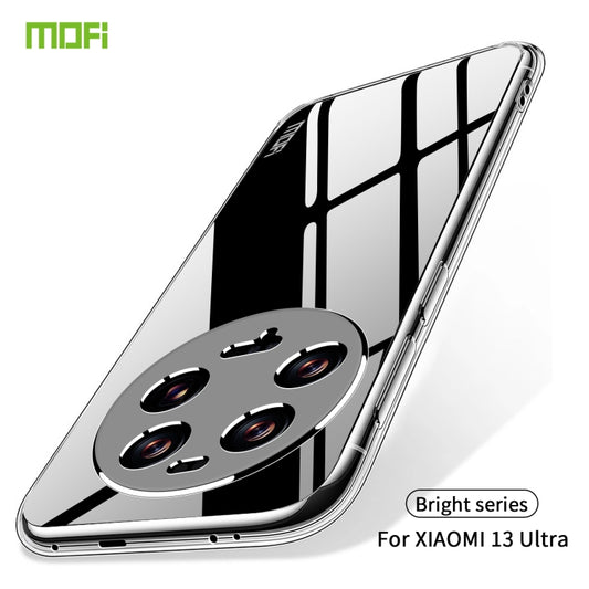 For Xiaomi 13 Ultra MOFI Ming Series Ultra-thin TPU Phone Case(Transparent) - Xiaomi Cases by MOFI | Online Shopping UK | buy2fix