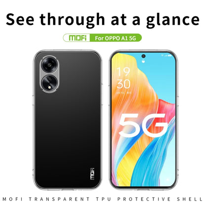 For OPPO A1 5G MOFI Ming Series Ultra-thin TPU Phone Case(Transparent) - OPPO Cases by MOFI | Online Shopping UK | buy2fix