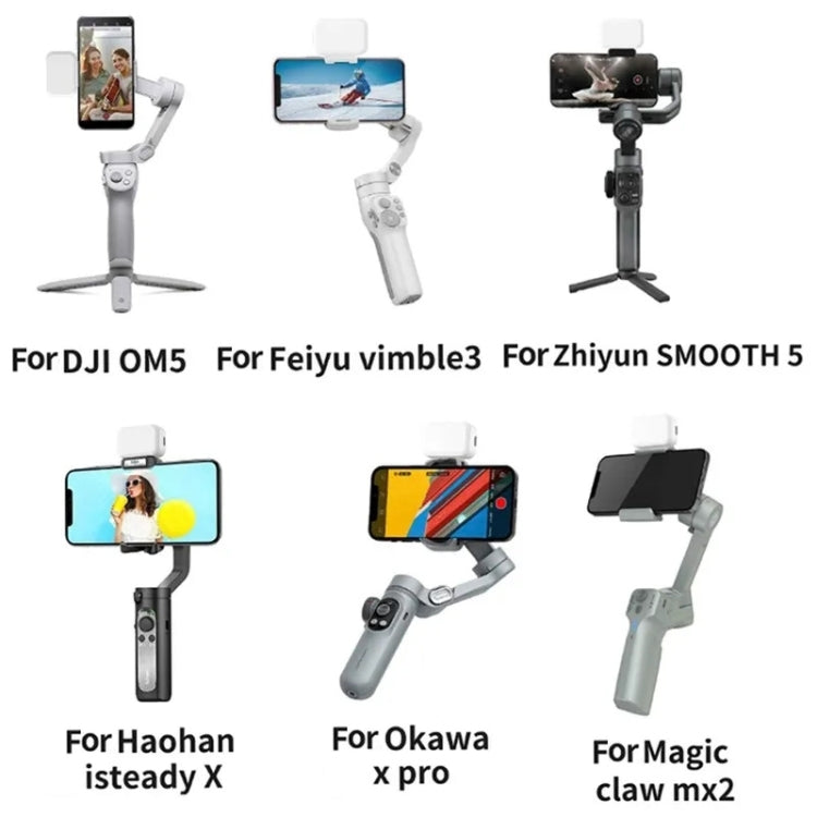 GBL01 LED Gimbal Light Camera Fill Light Single Lamp by buy2fix