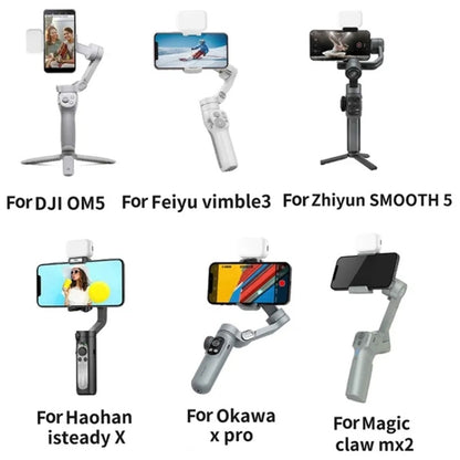 GBL01 LED Gimbal Light Camera Fill Light Single Lamp by buy2fix