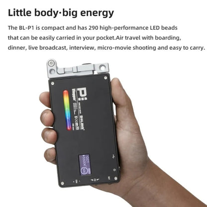BL-P1 Portable RGB Pocket Fill Light Full Color 2500-8500K Photography Camera Light by buy2fix