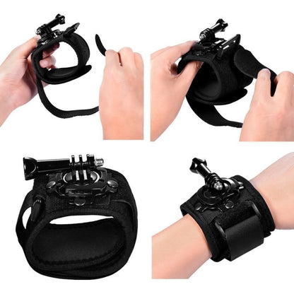 GP144 360 Degree Rotation Hand Camera Wrist Strap Mount by buy2fix