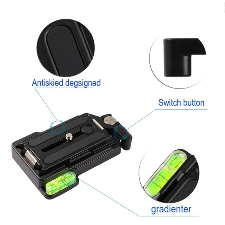 QRA-635 Camera Tripod Aluminum Alloy Metal Quick Release Plate by buy2fix