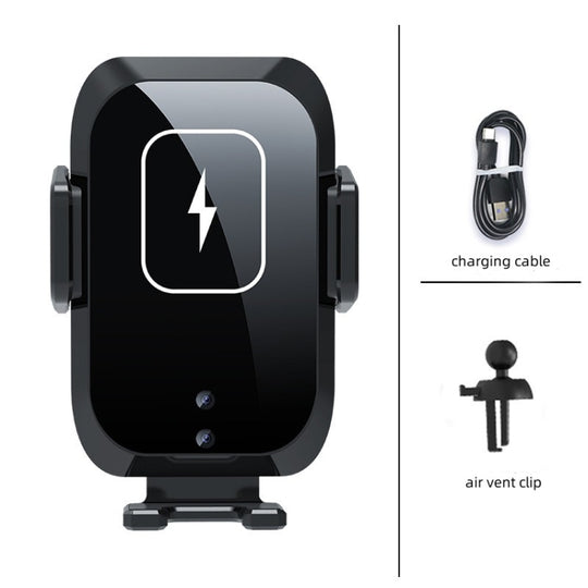 X11 Three Axle Linkage 15W Smart Touch Automatic Retractable Clip Fast Charging Wireless Car Chargers, Specification:Standard Configuration