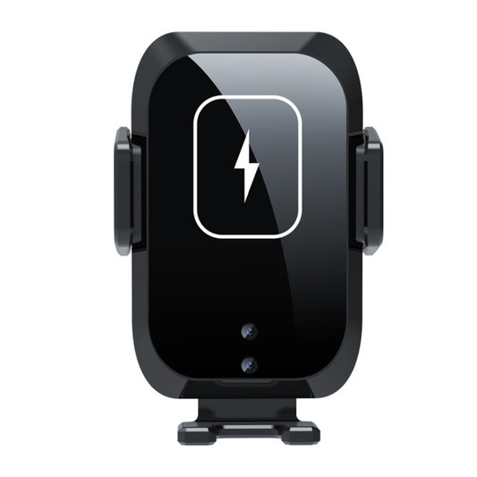 X11 Three Axle Linkage 15W Smart Touch Automatic Retractable Clip Fast Charging Wireless Car Chargers, Specification:Standard With Dashboard Bracket by buy2fix