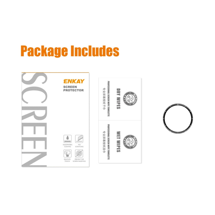 1pcs For Huawei Watch 4 Pro ENKAY 3D Full Coverage Soft PC Edge + PMMA HD Screen Protector Film - Screen Protector by ENKAY | Online Shopping UK | buy2fix
