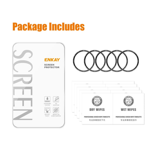5pcs For Huawei Watch 4 Pro ENKAY 3D Full Coverage Soft PC Edge + PMMA HD Screen Protector Film - Screen Protector by ENKAY | Online Shopping UK | buy2fix