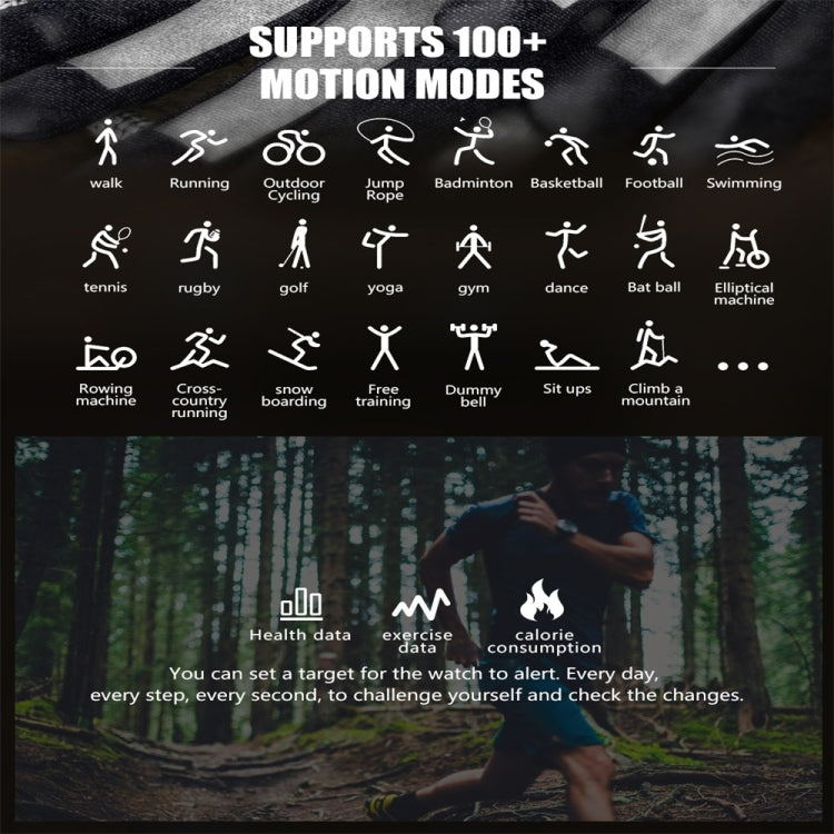 C21pro 1.39 inch Color Screen Smart Watch,Support Heart Rate / Blood Pressure / Blood Oxygen Monitoring(Black) by buy2fix