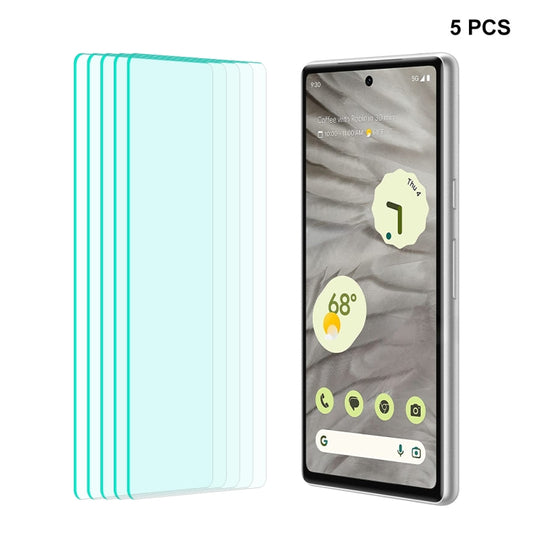 5pcs For Google Pixel 7A ENKAY 0.26mm 9H 2.5D High Aluminum-silicon Tempered Glass Film - Google Tempered Glass by ENKAY | Online Shopping UK | buy2fix