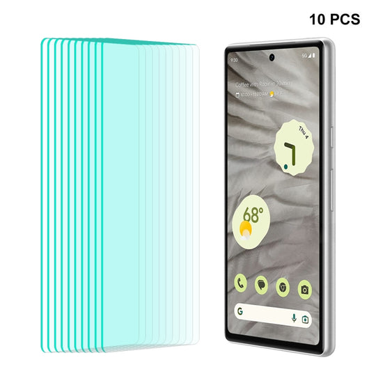 10pcs For Google Pixel 7A ENKAY 0.26mm 9H 2.5D High Aluminum-silicon Tempered Glass Film
