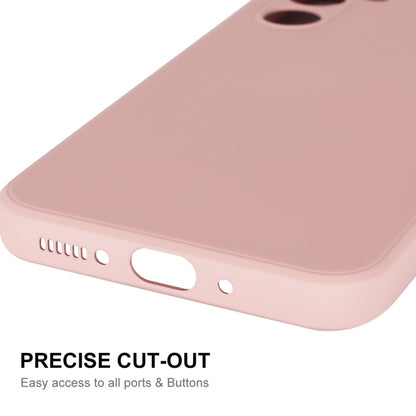 For Samsung Galaxy A54 5G ENKAY Liquid Silicone Phone Case with Tempered Film(Light Green) by ENKAY