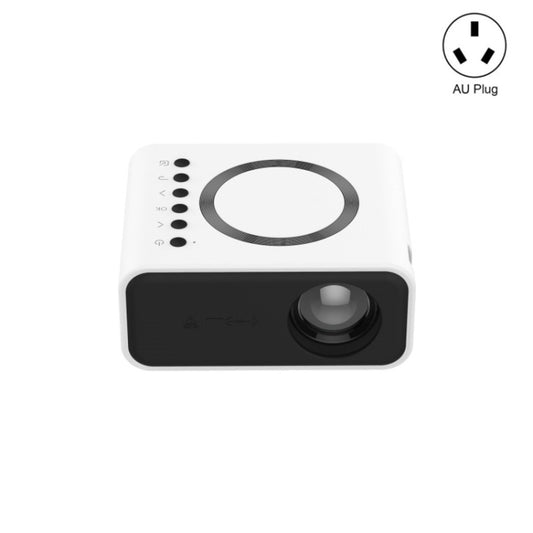 YT300 Home Multimedia Mini Remote Projector Support Mobile Phone(AU Plug White) - Mini Projector by buy2fix | Online Shopping UK | buy2fix