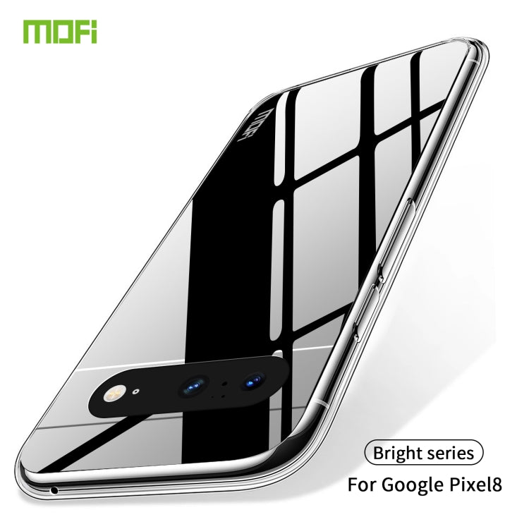 For Google Pixel 8 MOFI Ming Series Ultra-thin TPU Phone Case(Transparent) - Google Cases by MOFI | Online Shopping UK | buy2fix
