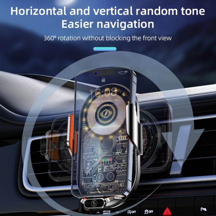 C13 Wireless Car Charger 15W Car Charging Station Automatic Induction Phone Holder Bracket by buy2fix