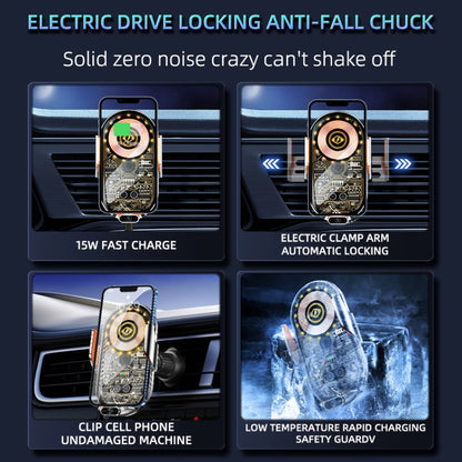 C13 Wireless Car Charger 15W Car Charging Station Automatic Induction Phone Holder Bracket by buy2fix