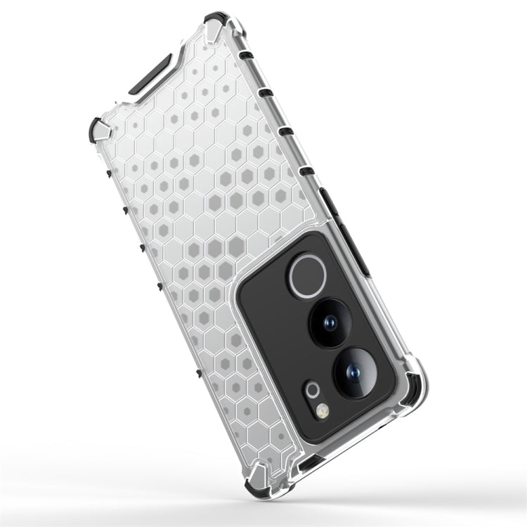 For vivo V29 / V29 Pro Shockproof Honeycomb Phone Case(Red) - vivo Cases by buy2fix | Online Shopping UK | buy2fix