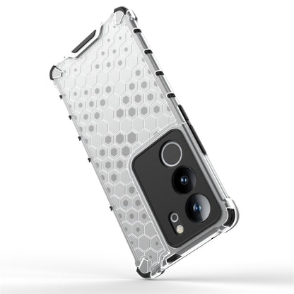 For vivo V29 / V29 Pro Shockproof Honeycomb Phone Case(Red) - vivo Cases by buy2fix | Online Shopping UK | buy2fix