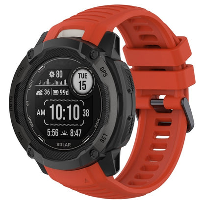 For Garmin Instinct 2X Sports Silicone Replacement Watch Band(Red) - Watch Bands by buy2fix | Online Shopping UK | buy2fix