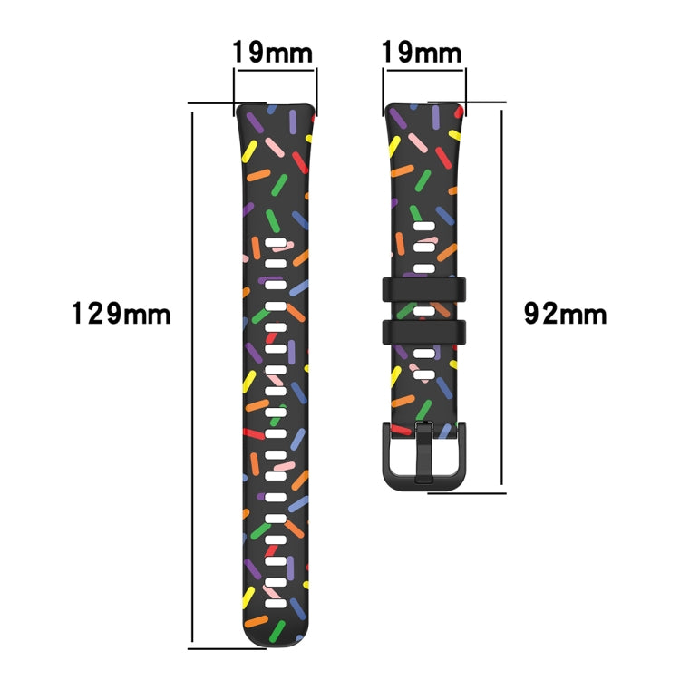 For Huawei Band 8 / 9 ENKAY Hat-Prince Full Coverage Screen Protector + Adjsutable Silicone Sport Loop Strap Watchband(Black) by ENKAY