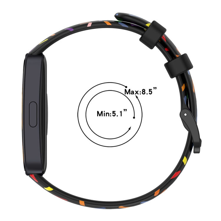 For Huawei Band 8 / 9 ENKAY Hat-Prince Full Coverage Screen Protector + Adjsutable Silicone Sport Loop Strap Watchband(Green) by ENKAY