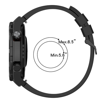 For Huawei Watch GT Runner Long & Short Sports Solid Color Silicone Watch Band Set(Dark Green) by buy2fix