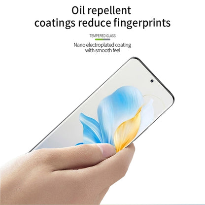 For Honor 100 MOFI 9H 3D Hot Bending Tempered Glass Film(Black) - Honor Tempered Glass by MOFI | Online Shopping UK | buy2fix