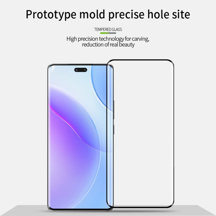 For Xiaomi Civi 3 MOFI 9H 3D Hot Bending Tempered Glass Film(Black) -  by MOFI | Online Shopping UK | buy2fix