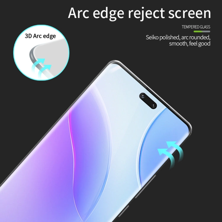 For Xiaomi Civi 3 MOFI 9H 3D Hot Bending Tempered Glass Film(Black) -  by MOFI | Online Shopping UK | buy2fix