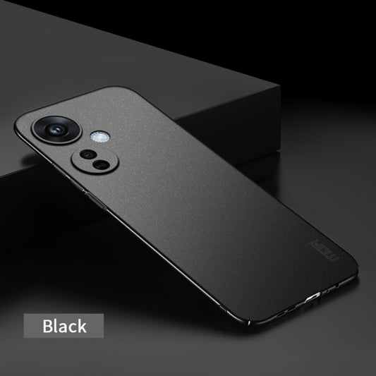 For OPPO K11X 5G MOFI Fandun Series Frosted PC Ultra-thin All-inclusive Phone Case(Black) - OPPO Cases by MOFI | Online Shopping UK | buy2fix