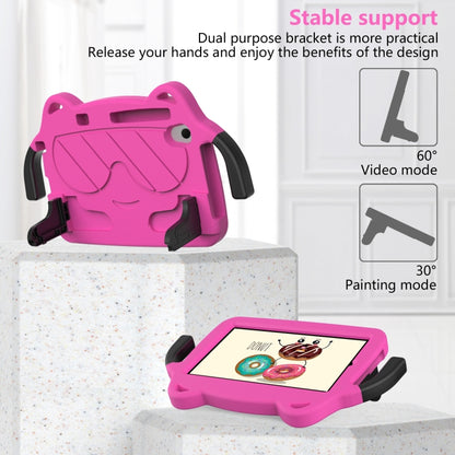 For Lenovo Tab M8 TB-300FU/TB-300XU 4rd Gen Ice Baby EVA Shockproof Hard PC Tablet Case(Rose Red+Black) - Lenovo by buy2fix | Online Shopping UK | buy2fix