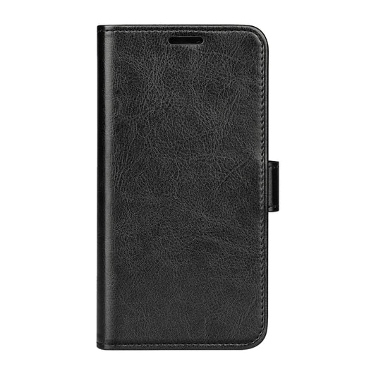For iPhone 15 Plus R64 Texture Horizontal Flip Leather Phone Case(Black) - iPhone 15 Plus Cases by buy2fix | Online Shopping UK | buy2fix