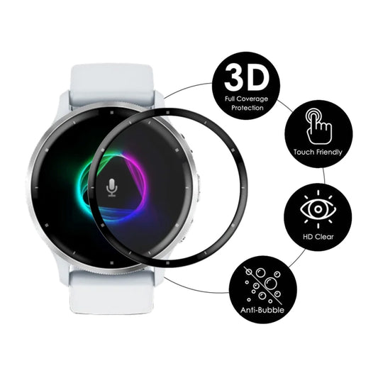 For Garmin Venu 3 ENKAY 3D Full Coverage Soft PC Edge PMMA HD Screen Protector Film - Screen Protector by ENKAY | Online Shopping UK | buy2fix