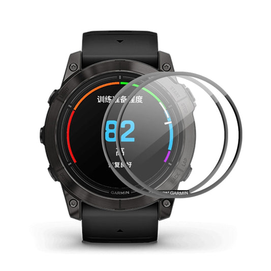 For Garmin Epix Pro Gen 2 42mm 2pcs ENKAY 3D Full Coverage Soft PC Edge PMMA HD Screen Protector Film - Screen Protector by ENKAY | Online Shopping UK | buy2fix